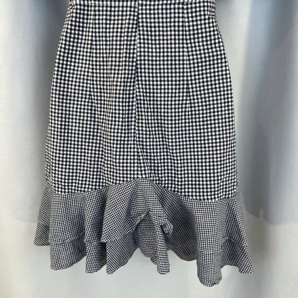 Jonathan Simkhai Blue Gingham Puff Sleeve Mini Dress $450 - Picture 10 of 14